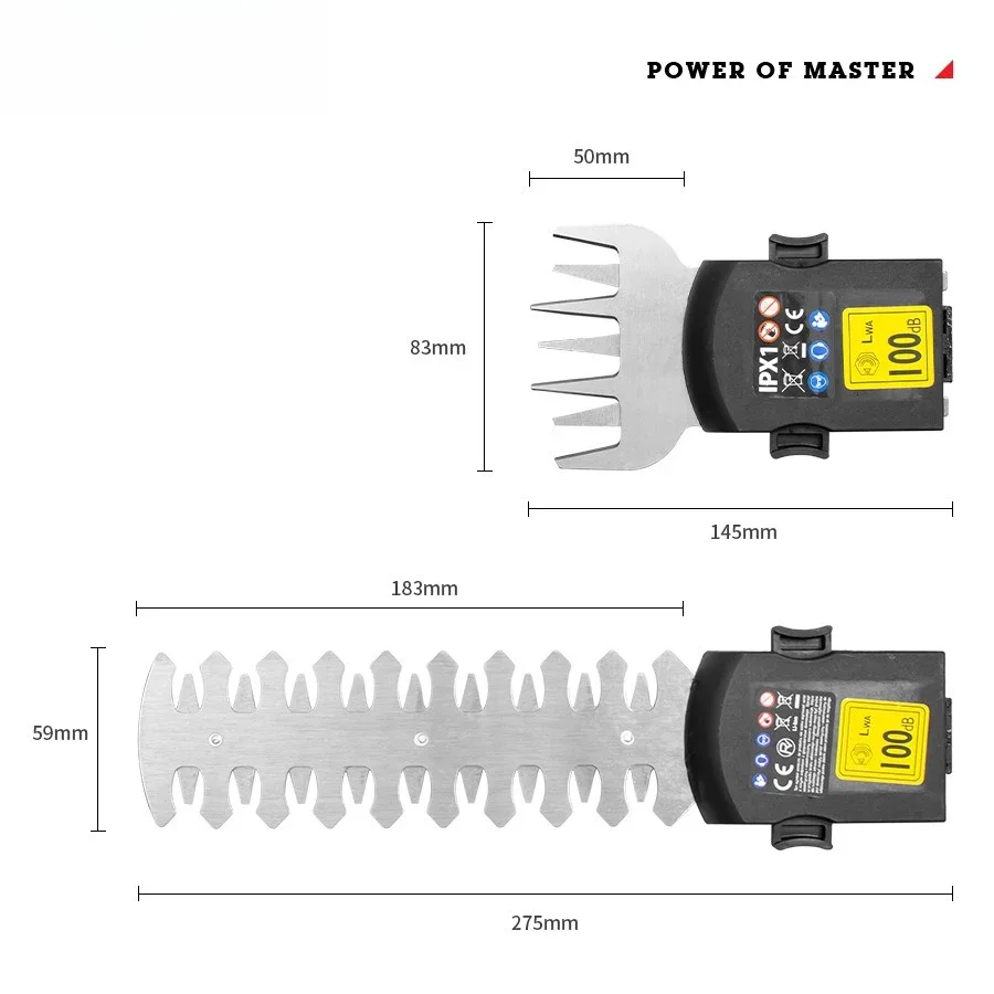 Brushless Extended Garden Lawn Mowing Tool Set High Power Lithium Battery Hedge Accessories NEW