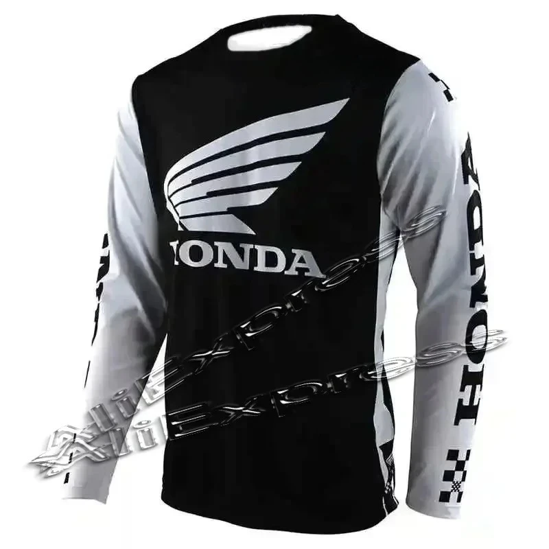 الرجال الصيف المألوف هوندا ثلاثية الأبعاد تي شيرت مطبوع تنفس التجفيف السريع عادية Harajuku دراجة نارية تصميم بسيط