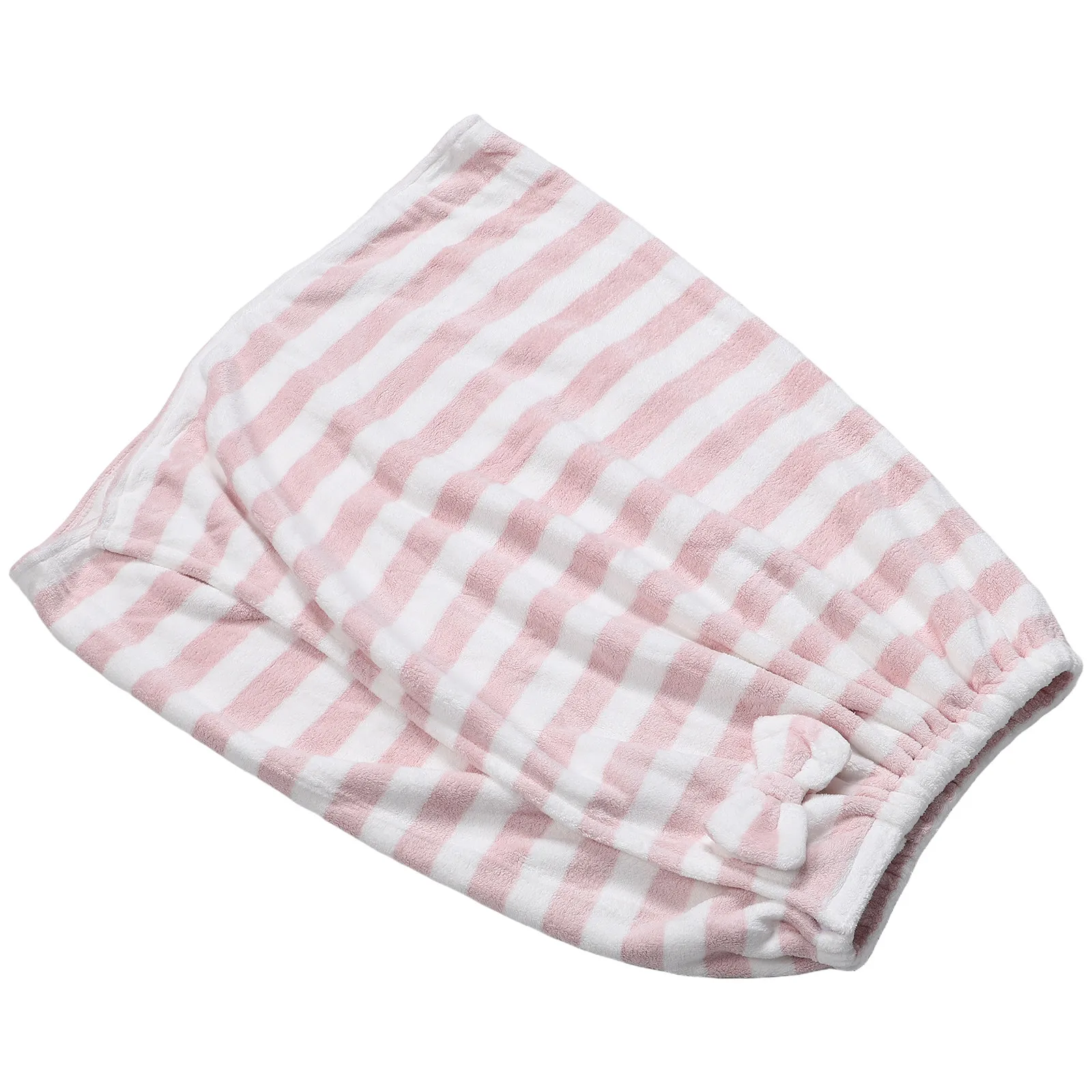 Striped Bath Wrap Thickened Ultra Absorbent Soft Wrap for Women Spa Shower Bathrobe Bath Towels Wash