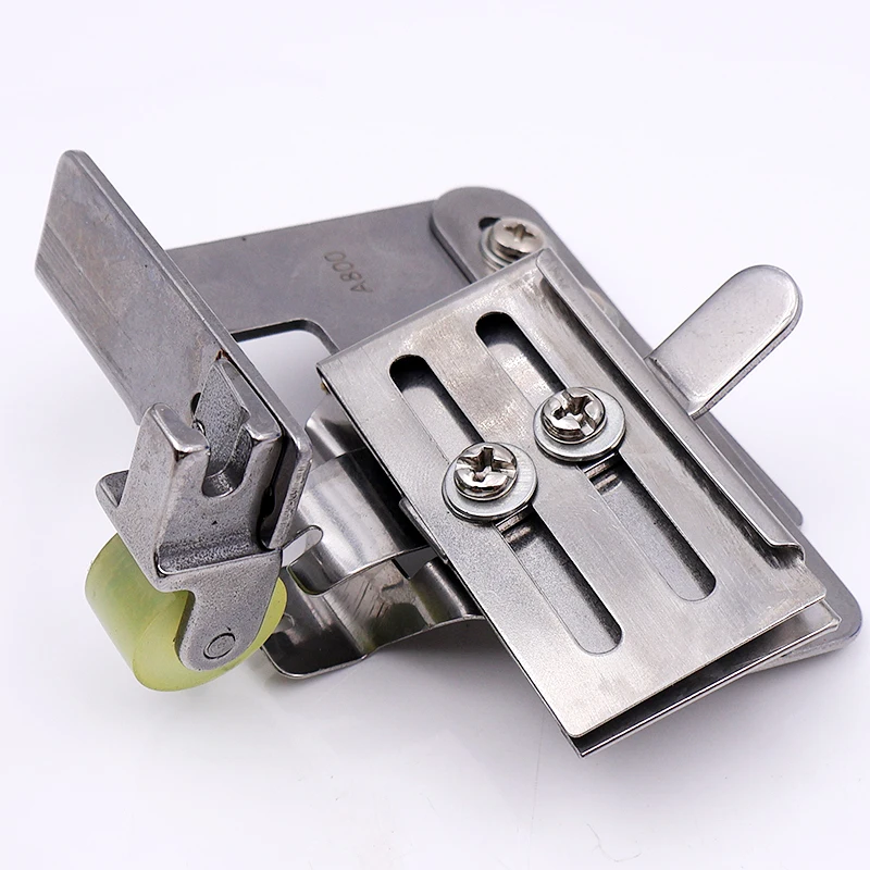 Dual-Layer Adjustable Roller Rufler Presser Foot | Top Ruffled Bottom Flat for Skirt Lace Pleating Sewing Machine Accessories