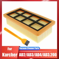 Flat Pleated Filters for Kärcher 6.415-953.0/AD2 Battery/AD3/AD4 Premium/AD3.000/AD3.200 Ash Vacuum Cleaner Dust Cleaning Filter