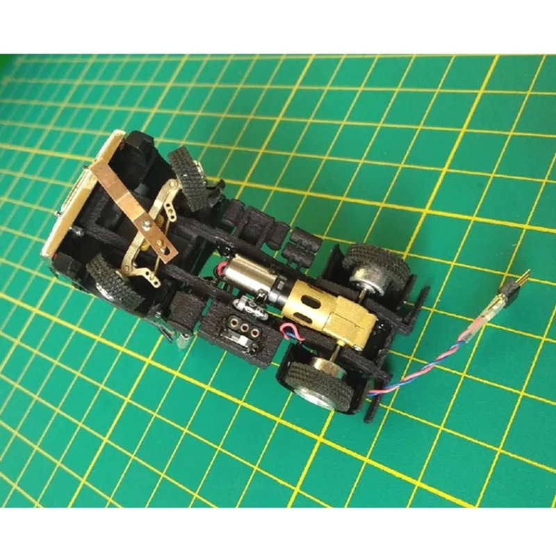 DM Das87 DS87E01 Chasis de camión RWD de dos ejes Kit de bricolaje rápido Piezas de coche RC