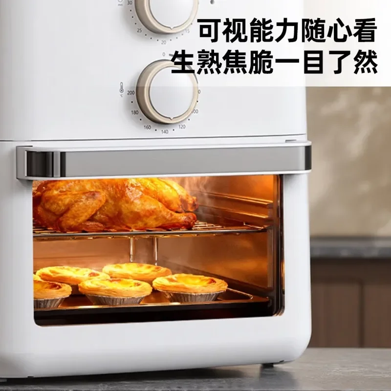 Air fryer 12L household visual window large capacity non flipping fully automatic multifunctional oven two in one machine