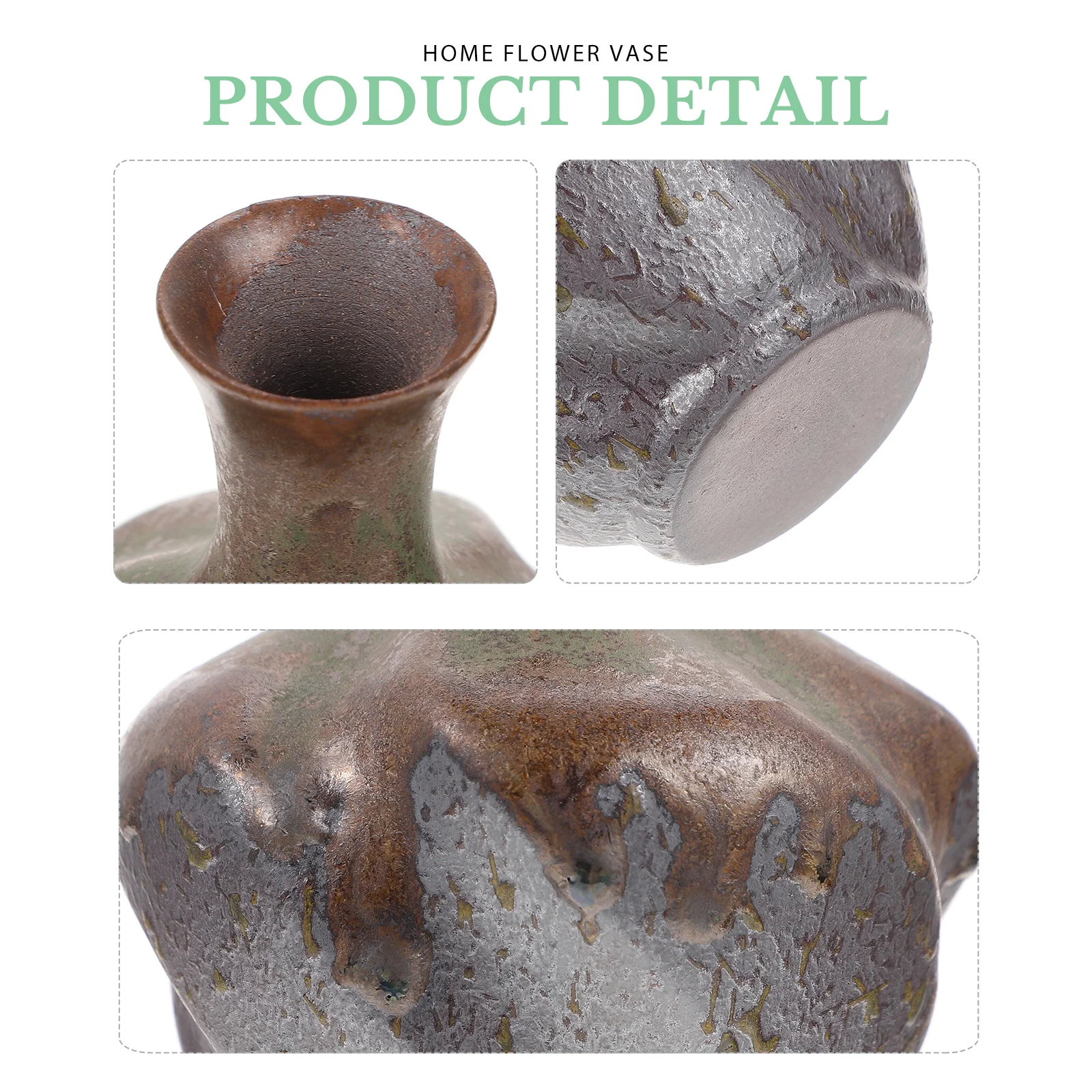 

Home Decor Flower Vase Desktop Creative Centerpiece Single Stem Arrangement Holder Unique