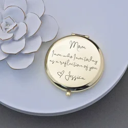 Personalized Mom Wedding Gift for Mom From Daughter Pocket Mirror Gift Mother of The Bride Gift Mother of Groom Wedding Decor