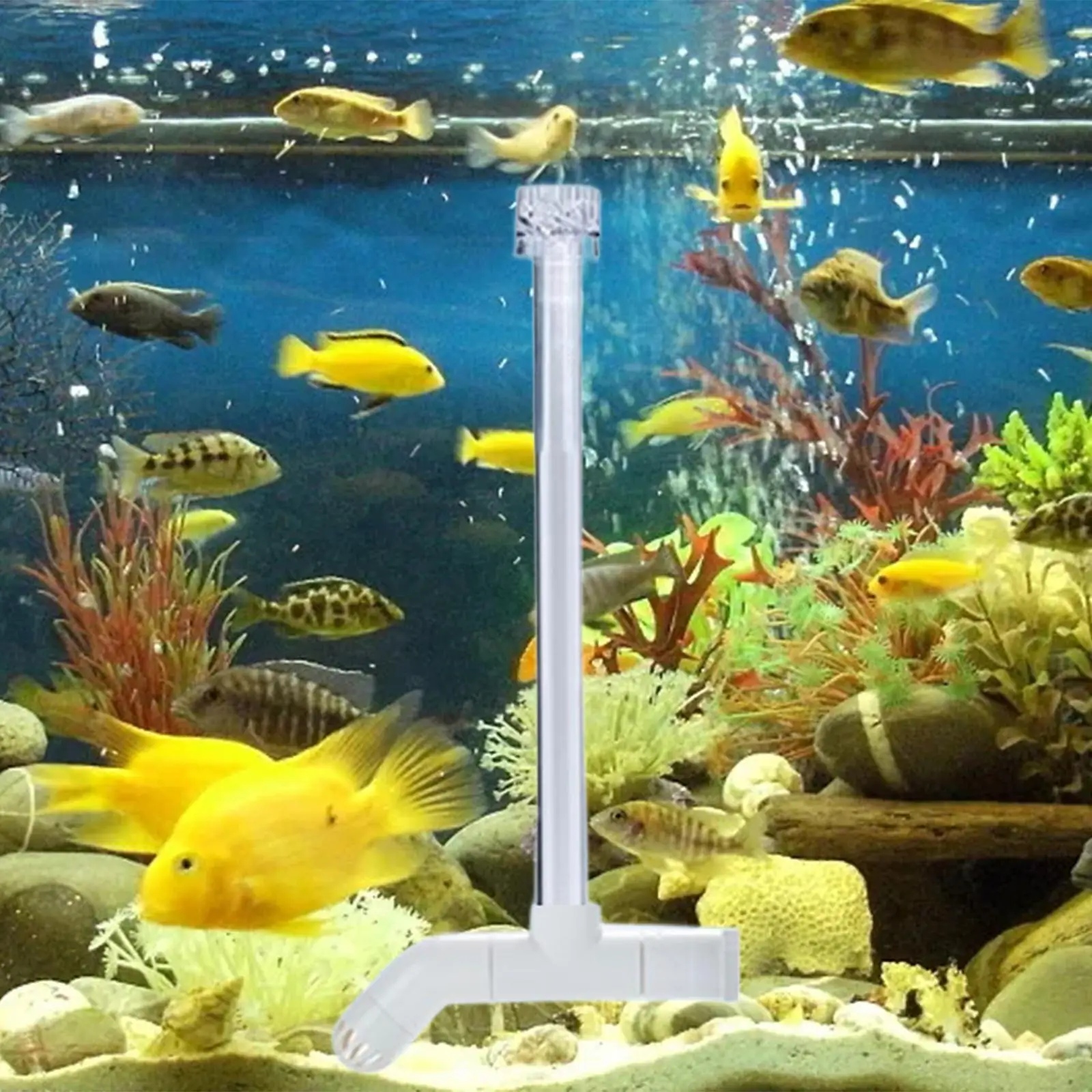 Aquarium Oil Film Skimmer Aquatic Lily Tube Adjust The Flow Lily Pipe Inflow - view 6