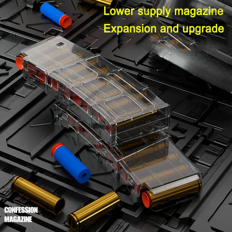 Carcasa M416 para lanzar balas suaves AWM, pistola de francotirador 98K, pistola de balas suaves, montaje DIY, carcasa para saltar, cartucho, pistola de juguete