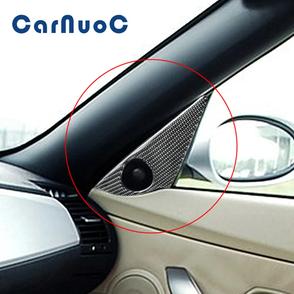 

Carbon Fiber Stickers Car A-pillar Decorative Panel For BMW Z4 2003 2004 2005 2006 2007 2008 Accessories Interior Mouldings