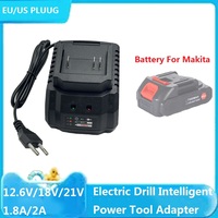 18V 21V 1.8A/2A Lithium Battery Charger Electric Drill Intelligent Power Tool Adapter 12.6V 2A Charger For Makita Battery
