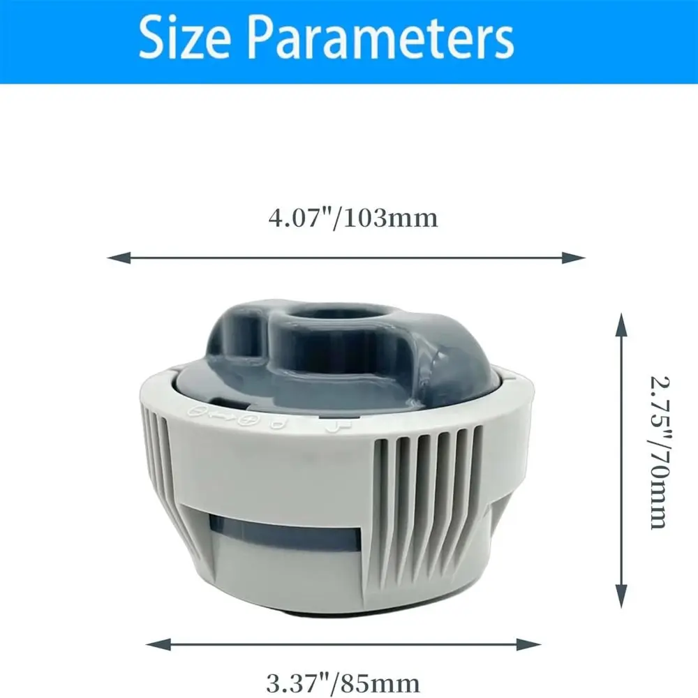 New P05345 Chlorine Dispenser P03821 ABS Hot Tub Dispenser Replacement Part For Hot Tub view 6