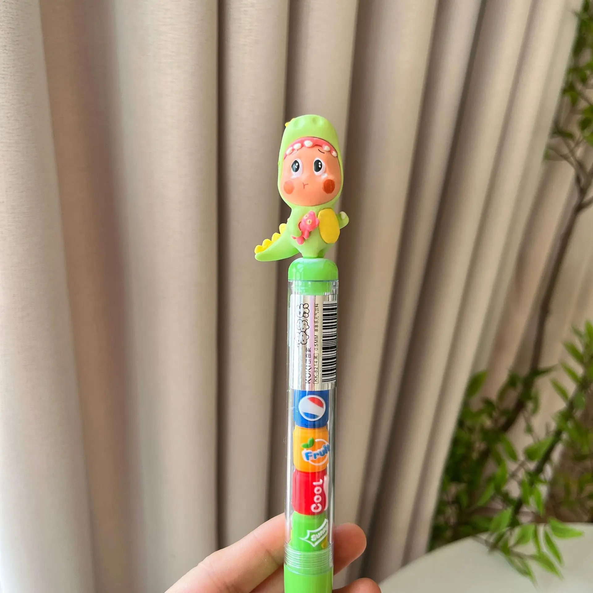 قلم كارتوني لطيف قلم محايد - دمية متحولة يمكنك صنعها بنفسك قلم لطيف للطالب الصغير على شكل نجمة رجل #3