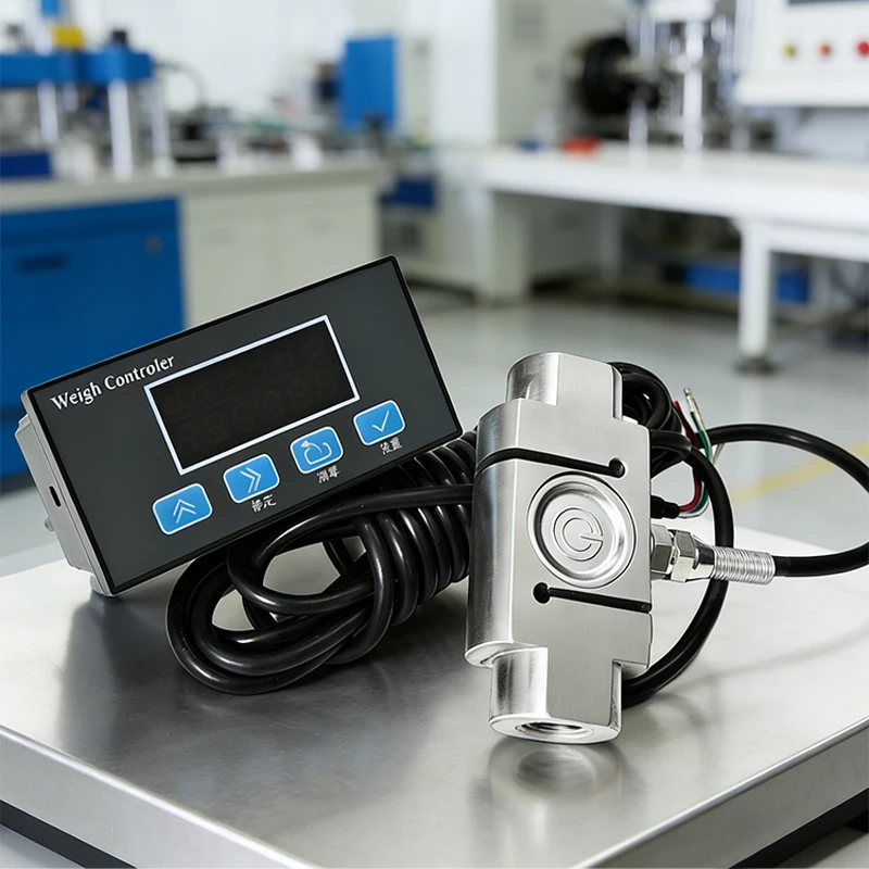 

Высокостабильный тензодатчик S-типа и индикатор, прецизионный 6-разрядный дисплей, измерение пиков/минимумов, вес, натяжение, давление