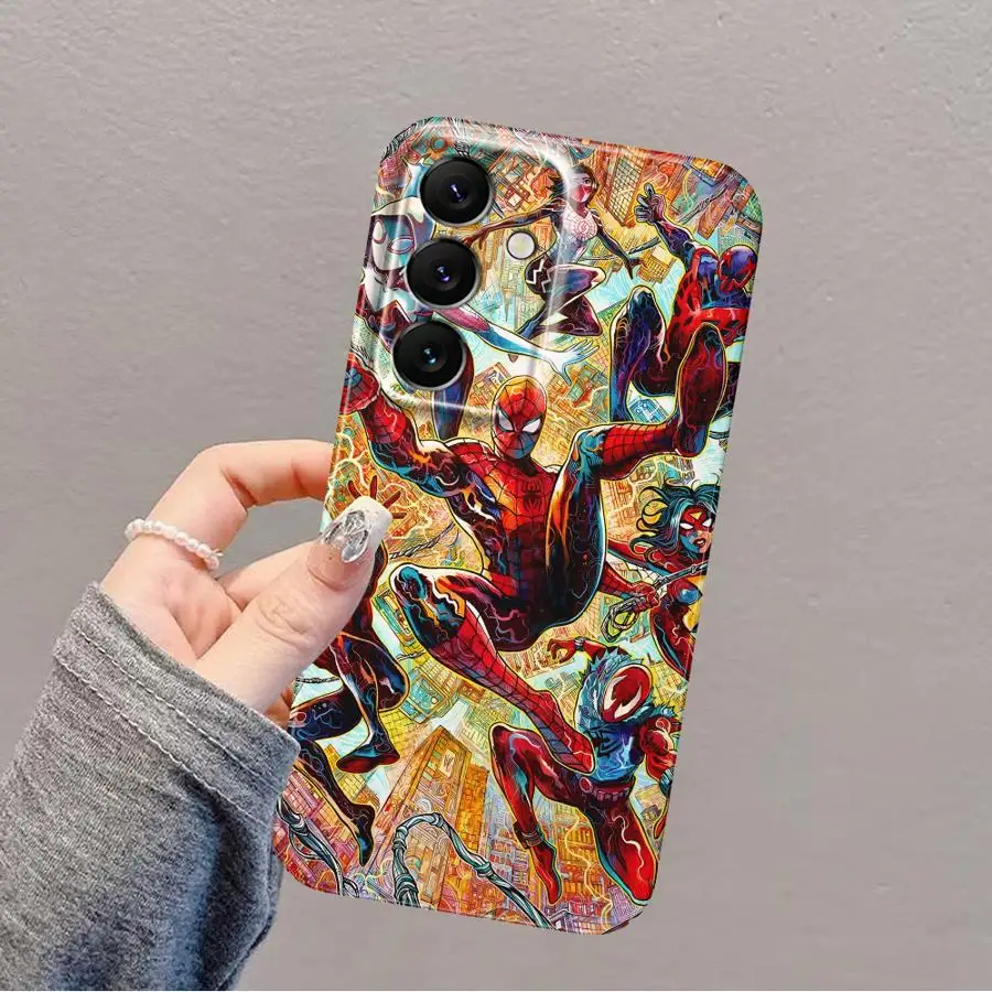 White Spider And Spider Man Case for Samsung Galaxy S24 Plus Note 20 S23 FE S21 S25 Ultra S22 S24+ S25+ S20 Hard Phone Cover