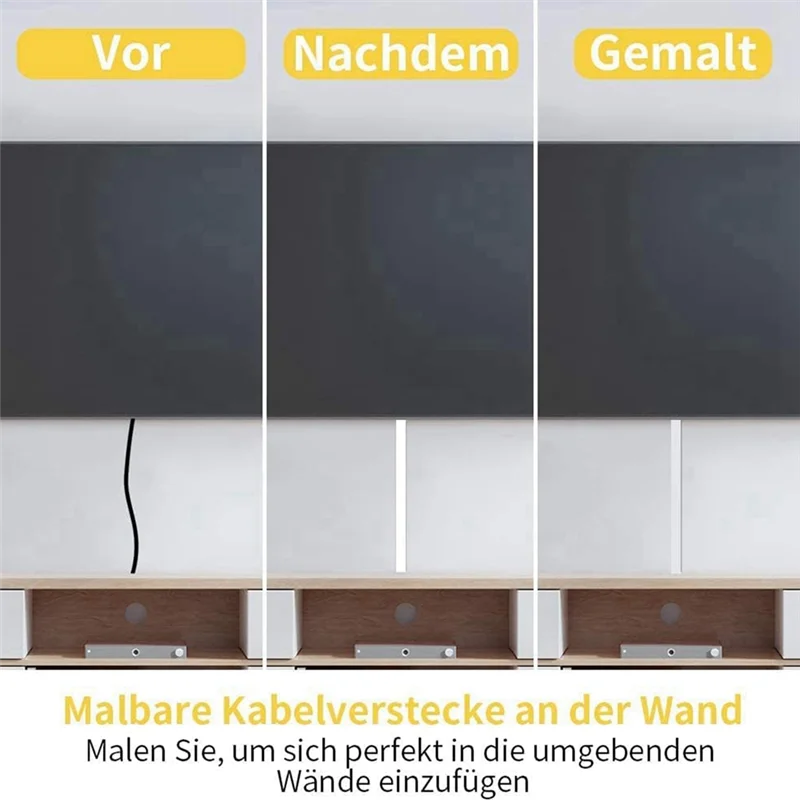 4M ไฟฟ้าสาย Trunking,สายคอนซีลเลอร์ผนังสําหรับหนึ่งสายไฟ,ทาสี PVC สาย, สาย Trunking 10 ชิ้น L40cm ร้อน
