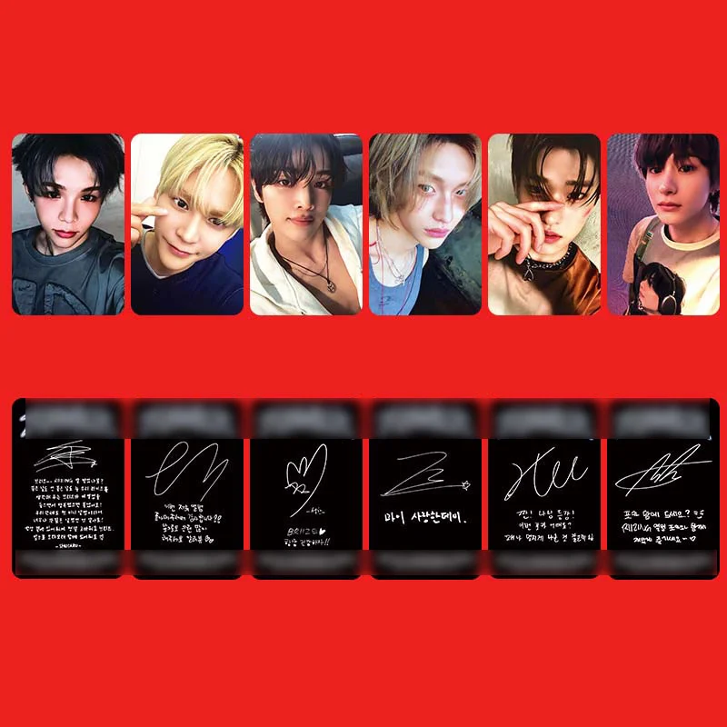 KPOP 6pcs/setRIIZE Mini Album RIIZING Group LOMIO Card SHOTARO EUNSEOK SUNGCHAN WONBIN SOHEE Girl's Gift Photo Card Postcard