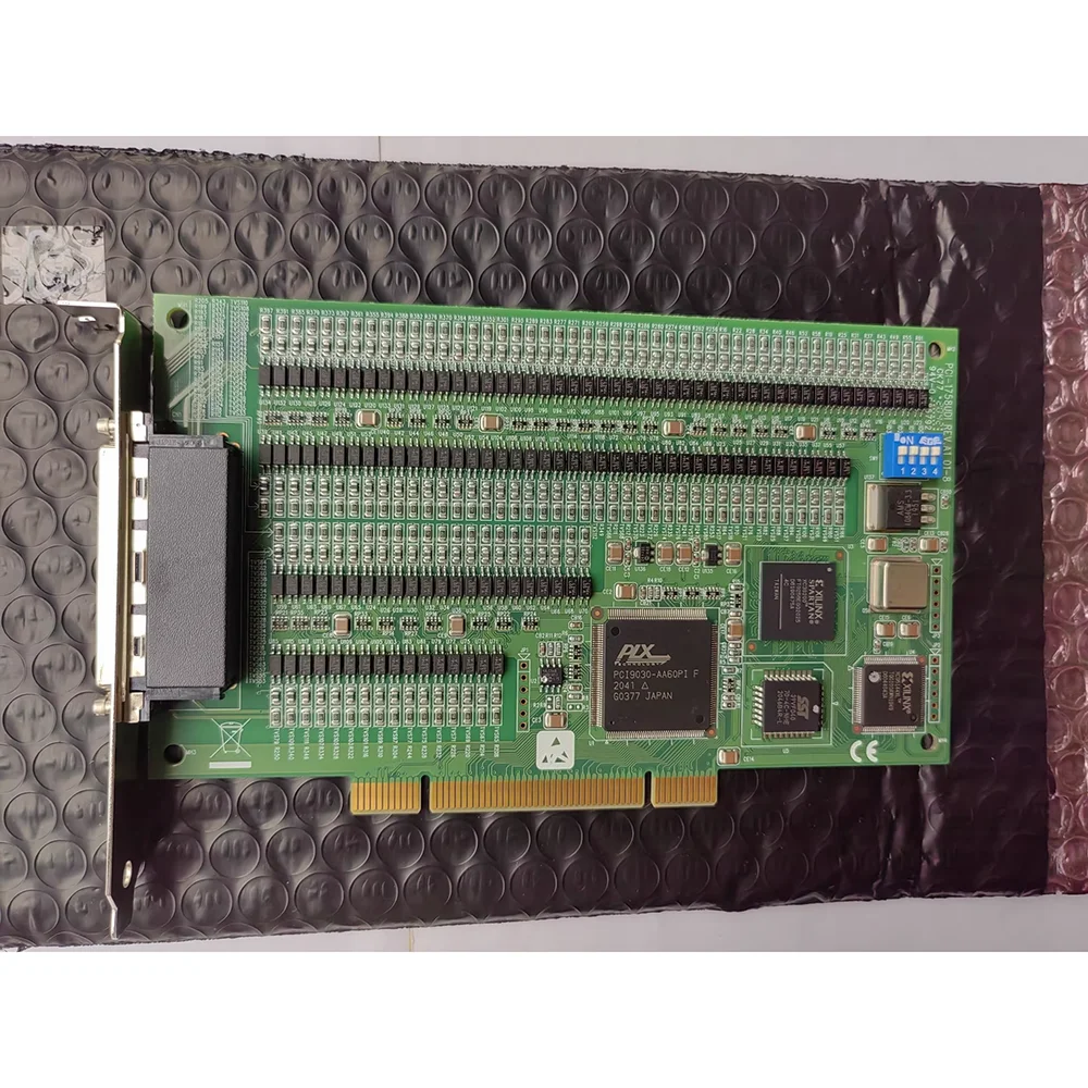 

PCI-1758 PCI-1758UDI-AE REV.A1 Data Acquisition Card 128 Channel Isolated Digital Input/Output I/O Card