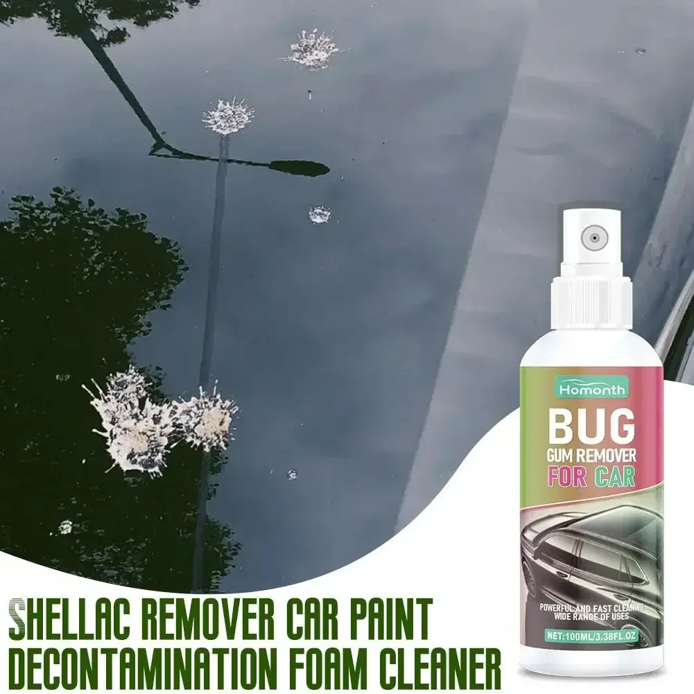 Asphalt Remover Shellac Bird Droppings Flying Paint Car Cleaner Spray Eliminates Road Tar Stain Sticky Residue Cleaner