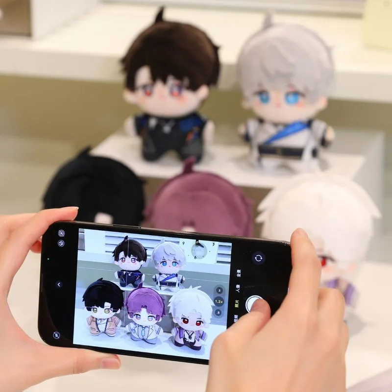 10cm Anime Game Love and Deepspace Kawaii Cosplay Cotton Doll Starfish Body Caleb Sylus Mini Soft Plushies Toy Figures Fans Gift