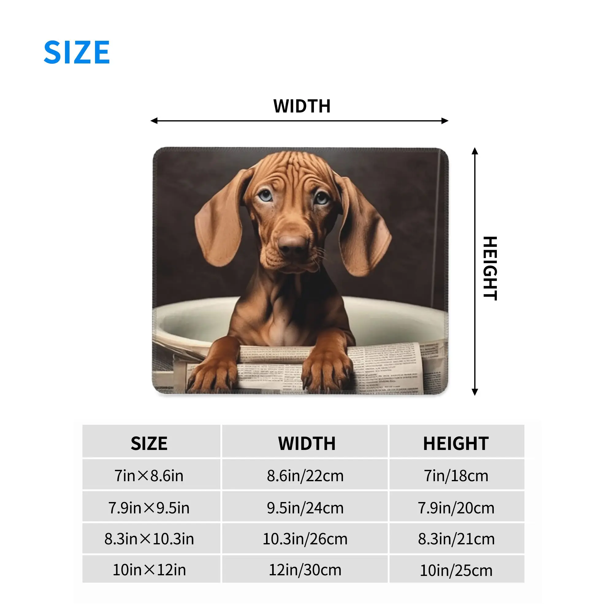 Bathing Dachshund Dog in bathtub bathroom Mouse Pad Computer Keyboard Mouse Mat Gamer PC Laptop Desk Mat Accessories Table Mats