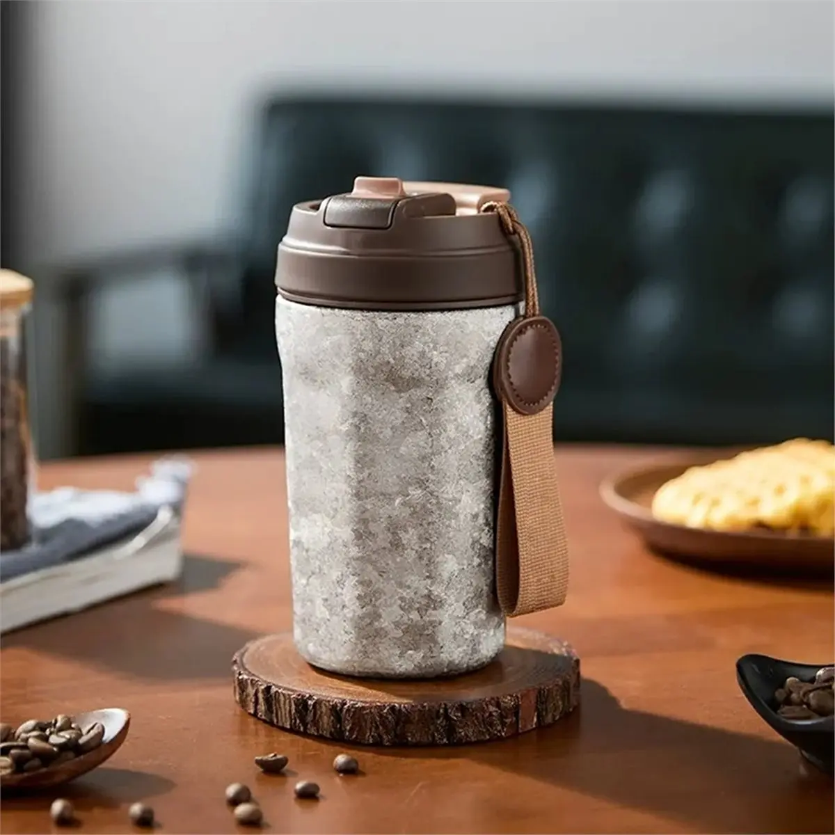 N94R Double Layer Pure Titanium Vacuum Flasks Pure Titanium Coffee Cup High-Value Take-Out Portable High-End Exquisite A