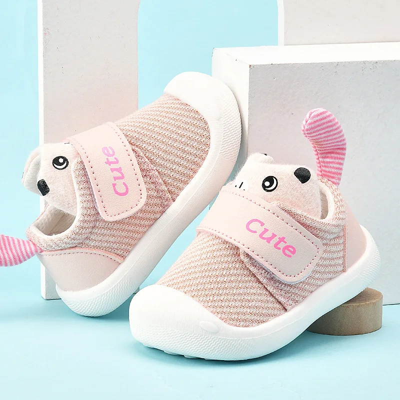 Zapatos de niño pequeño para primavera y otoño, zapatos para bebé de 0 a 2 años, zapatos transpirables de fondo suave