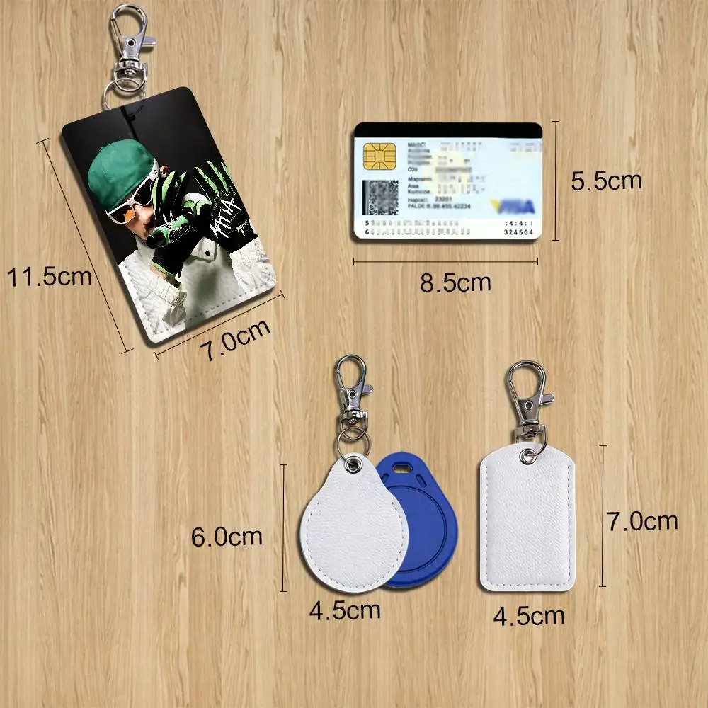 FERXXO VOL X Sagrado Feid Leather Keychain Badge Holder with Lanyard - ID/Access Card Holder, Key Ring Accessory, Gift Option
