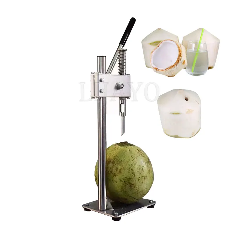 Stainless Steel Young Coconut Shell Drilling Opener Tender Fresh Coconut Drill Machine