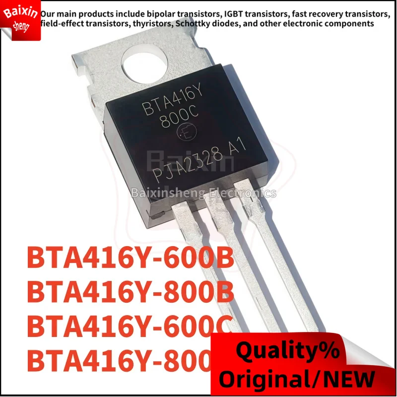 

10PCS NEW BTA416Y BTA416Y-600B BTA416Y600B BTA416Y-800B BTA416Y800B BTA416Y-600C BTA416Y600C BTA416Y-800C BTA416Y800C TO-220