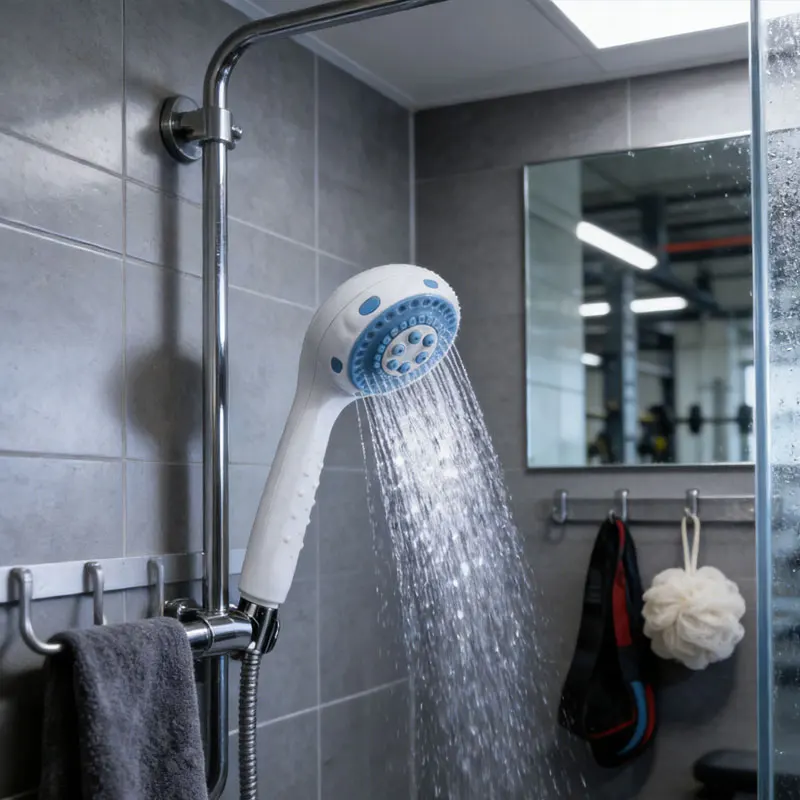 

Домашний душ с насадкой для душа и водопроводной трубой 1,5 метра для ванной комнаты. Ручная насадка для душа под давлением.