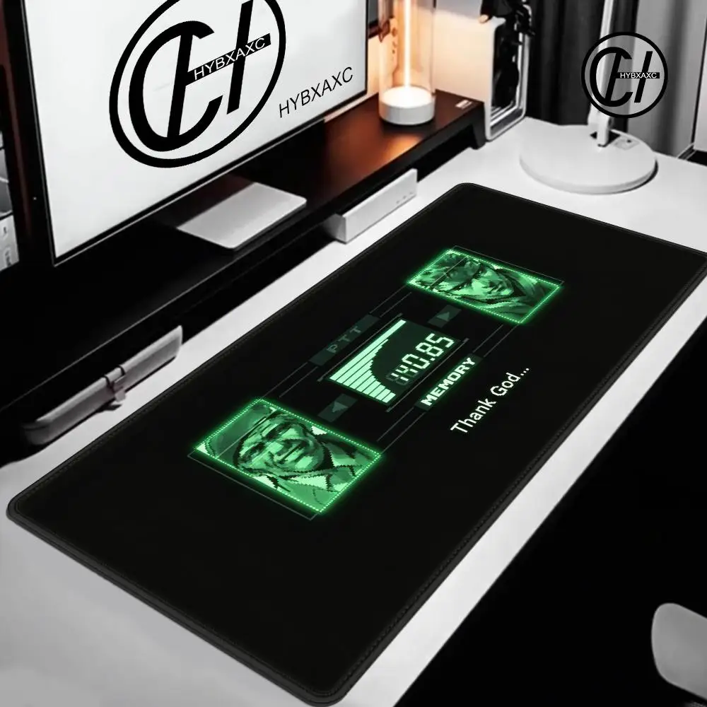 M-Metal G-Gear Solid Codec Mouse Pad Custom Anti-Slip Rubber Base Gamer HYBXAXC Accessories Video Game Love Office Computer PC