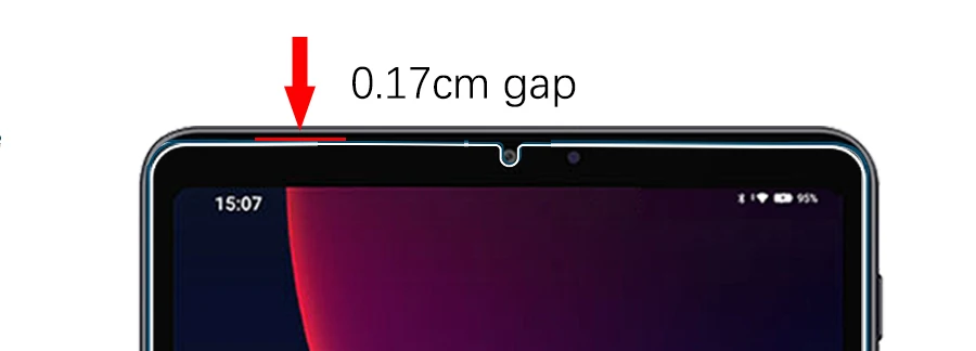 2 Stück gehärtetes Glas Displayschutzfolie für Alldocube iplay80 mini ultra pro iplay 80 mini pro ultra Film – Detail 1