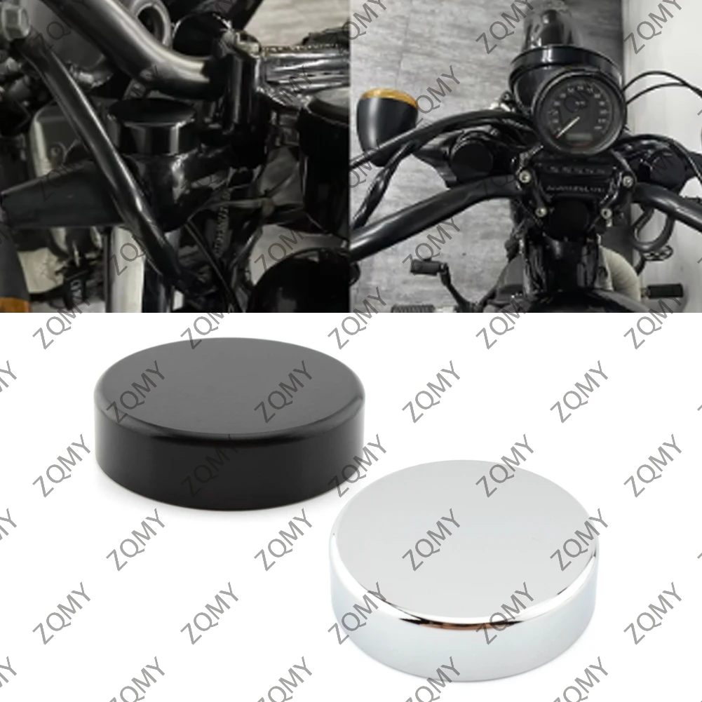 1pcs Motorcycle Upper Fork Stem Center Cover For Harley Sportster 48 XL1200 1988-2013