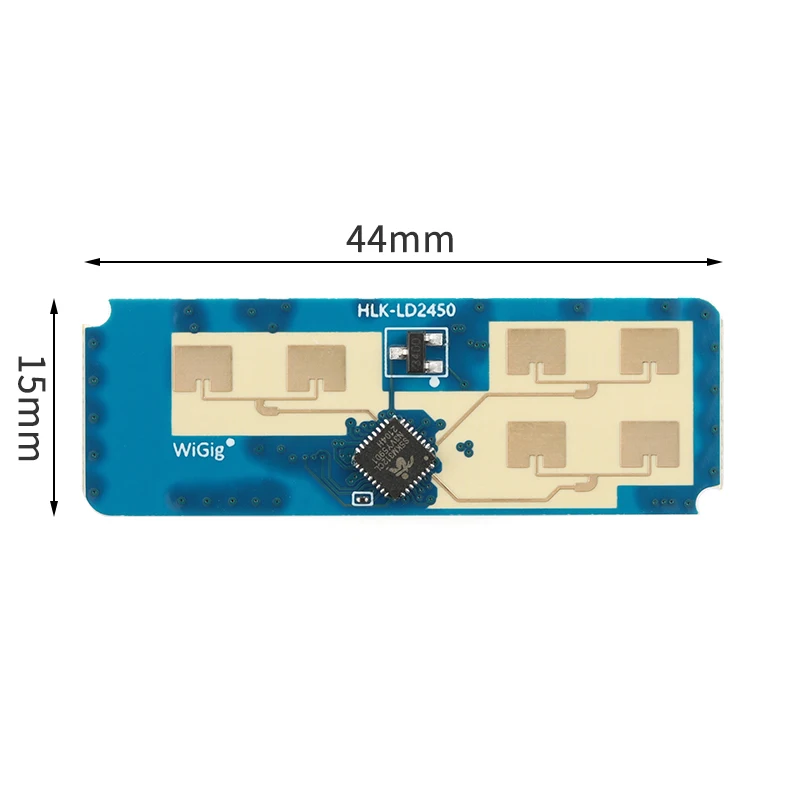 Módulo do sensor do radar da trajetória do movimento do corpo humano, Smart Home, HLK-LD2450, distância 8m, 24G milímetro, LD2450