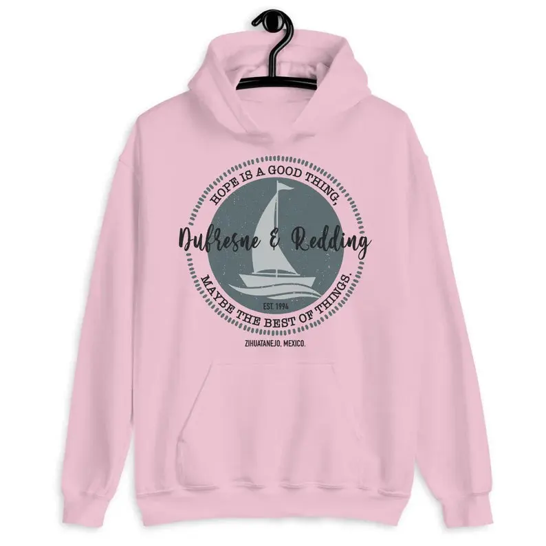 Shawshank Redemption Unisex Hoodie Funny Mens Graphic Long Sleeve Shirt Winter New in Hoodies Hooded Customized Many Colors Tops