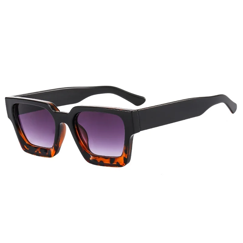 Square Vintage Sunglasses for Men Women Fashion Big Black  display picture 1