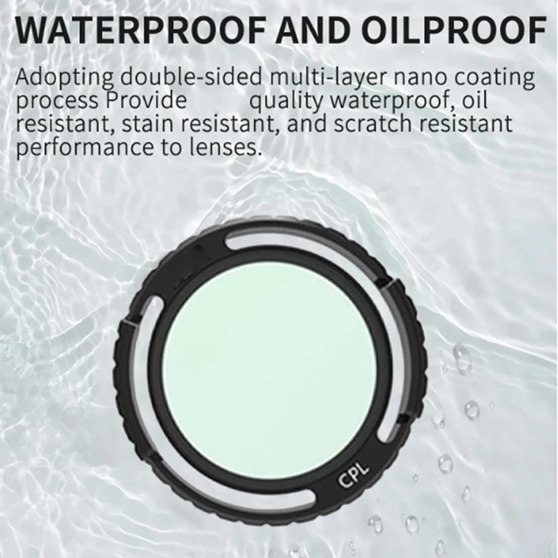 Dji Avata 2ドローン用のcpl-lensフィルター,防水,アンチホワイトアウト,アンチブロッキング,フィルター,保護,ドローン交換部品