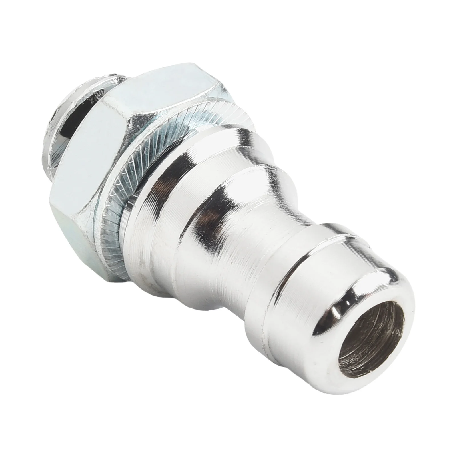 Silver Steel Nozzle Clean Quick Connect Attachments 737-04003D Efficient Lawnmower Deck Wash Kit Maintenance With Quick