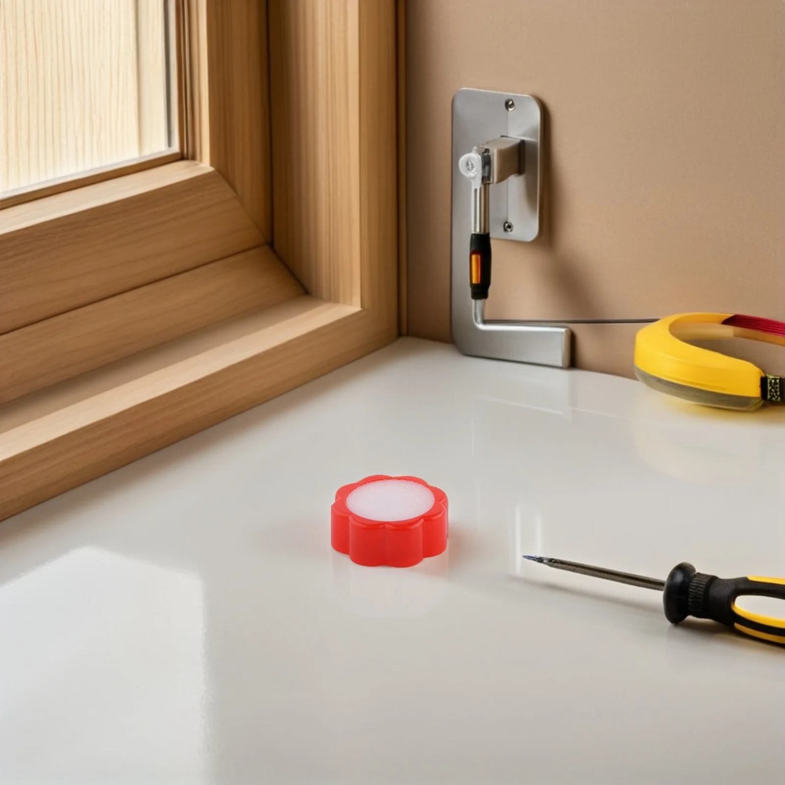 Tasse éponge de bureau, 20 pièces, humidificateur du bout des doigts en forme de fleur de prunier, comptage d'argent, éponge de manipulation du papier, tampon humidifiant pour documents