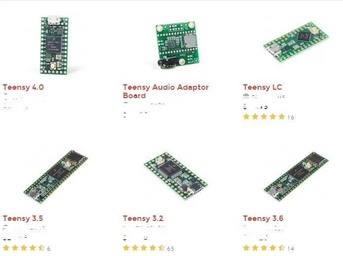 1pcs Teensy 4.0 TEENSY4.0 Audio Adaptor  Teensy DEV-15583