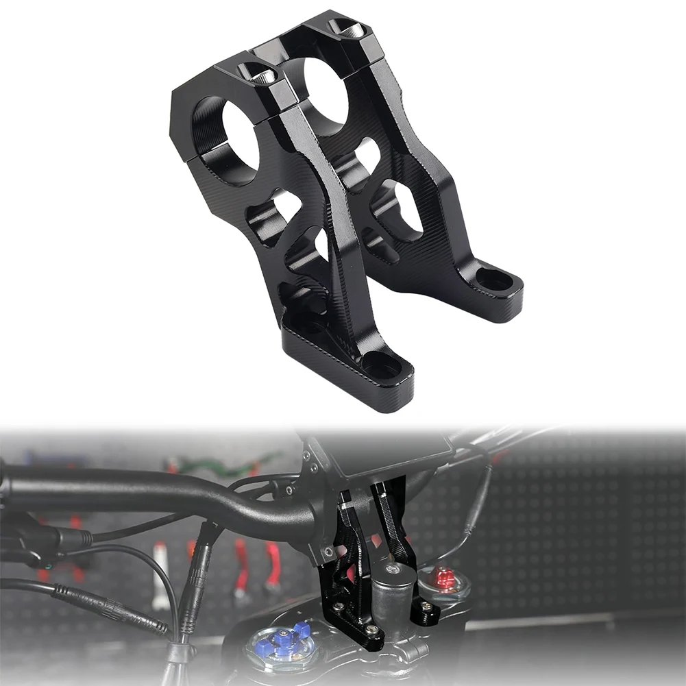 Motorcycle Handlebar Riser Aluminum Alloy Black For Talaria Sting MX3 MX4 Electric Dirt Bike
