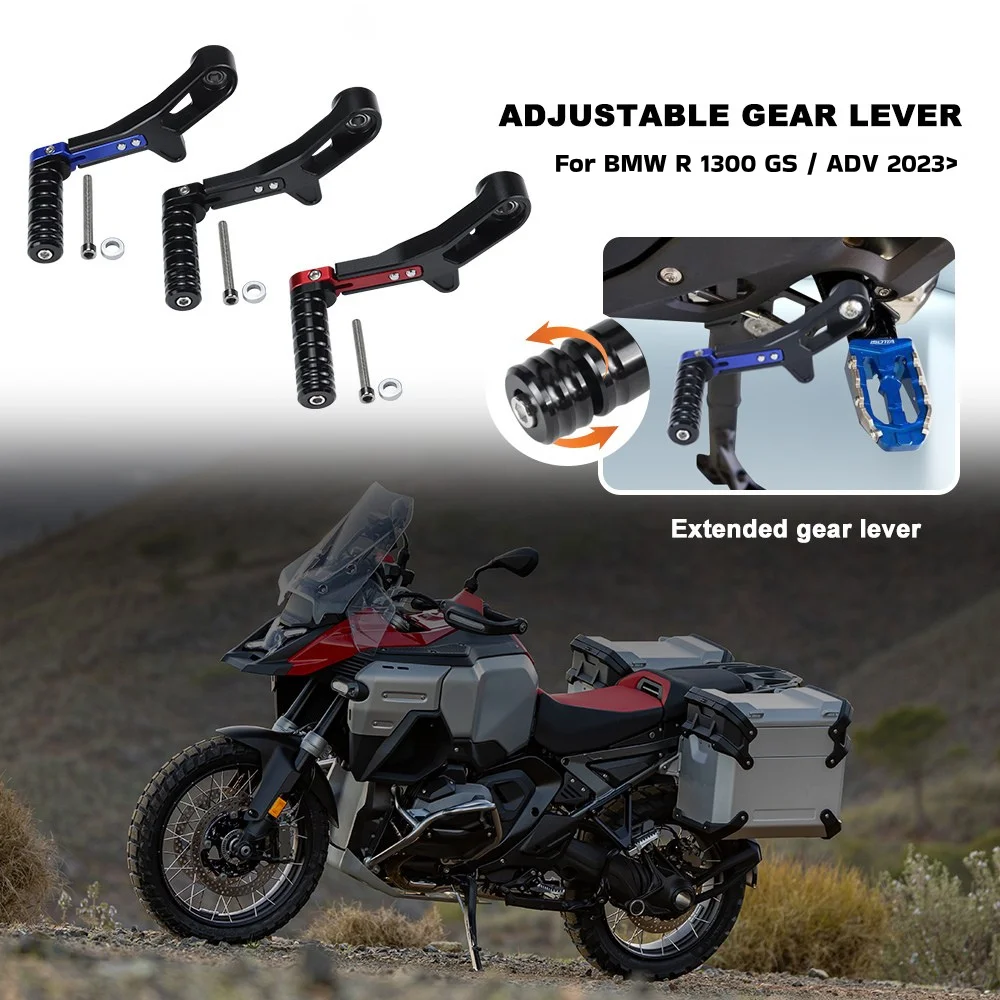 

For BMW R1300GS R 1300GS Adventure 2023- gs1300 Motorcycle Rear Foot Brake Pedal Lever Accessories CNC Aluminum Rear Brake Lever