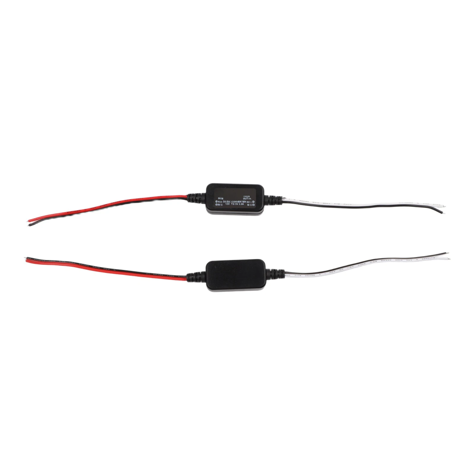 2pcs 12V to 5V DC-DC Step Down Regulator Converter 2.5A Output for Golf Carts Electric Vehicles Solar Panel Monitoring Systems