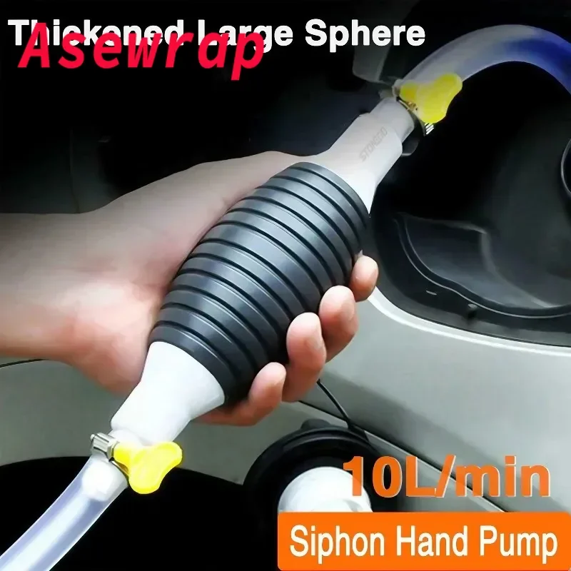 Car Fuel Gas Hand Primer Manual Pump Gasoline Transfer Tool Line Pump for Automotive Repair Fuel Pumps Tool