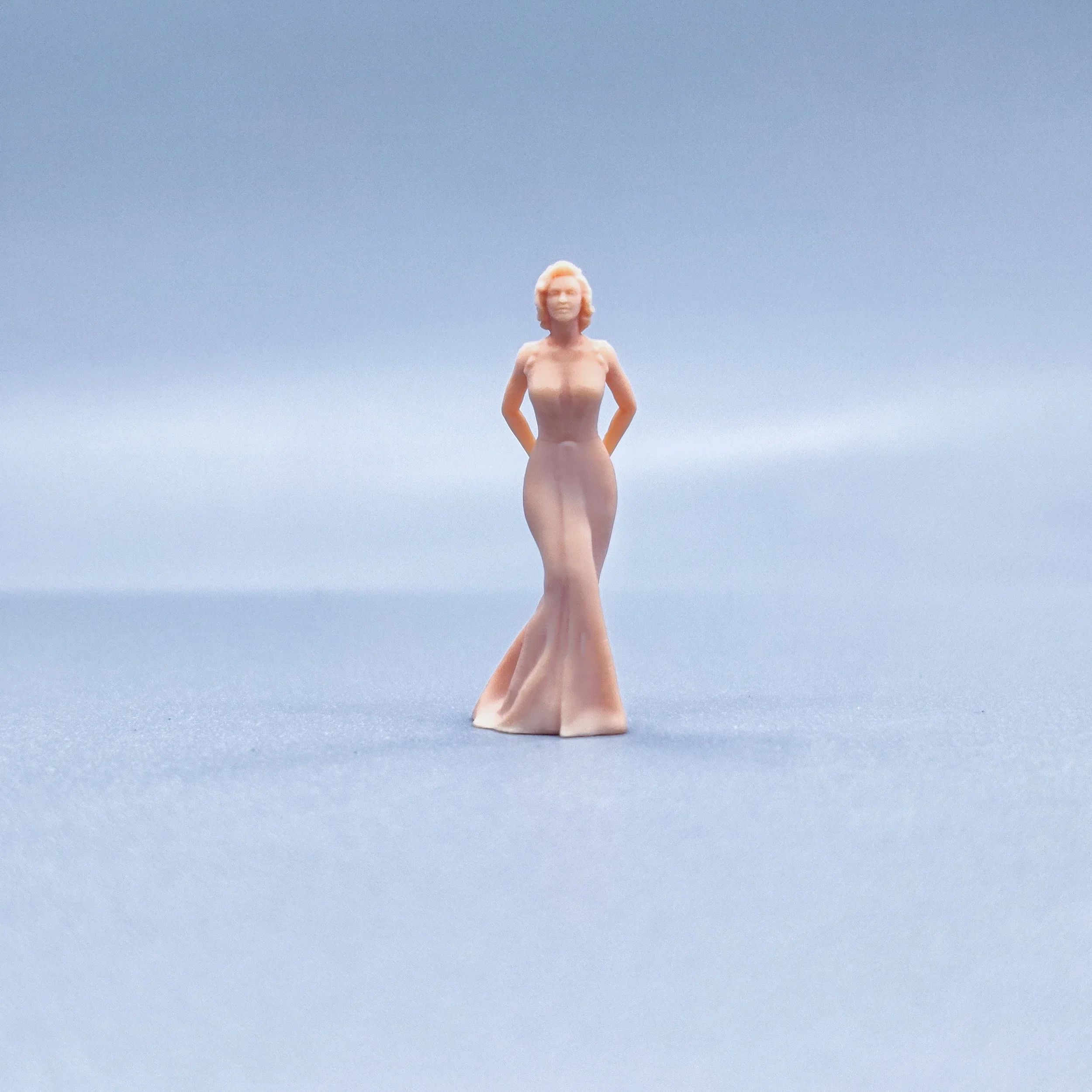 1/64 1/50 1/43 تماثيل مقياس نموذج الراتنج موقف قائم مارلين مونرو غير ملونة المنمنمات ديوراما رسمت باليد V908 #1