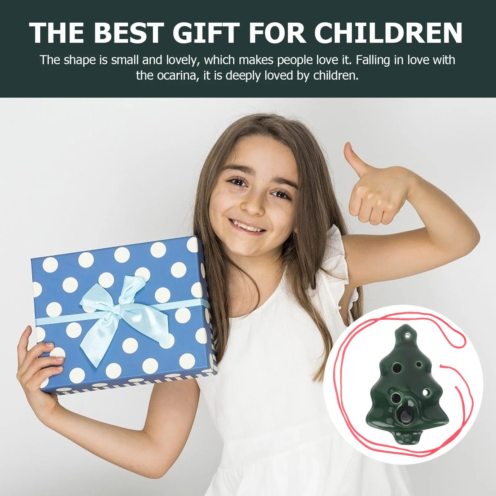 

Ceramic Ocarina Practice Six Hole Beginners (musical Instrument) Creative