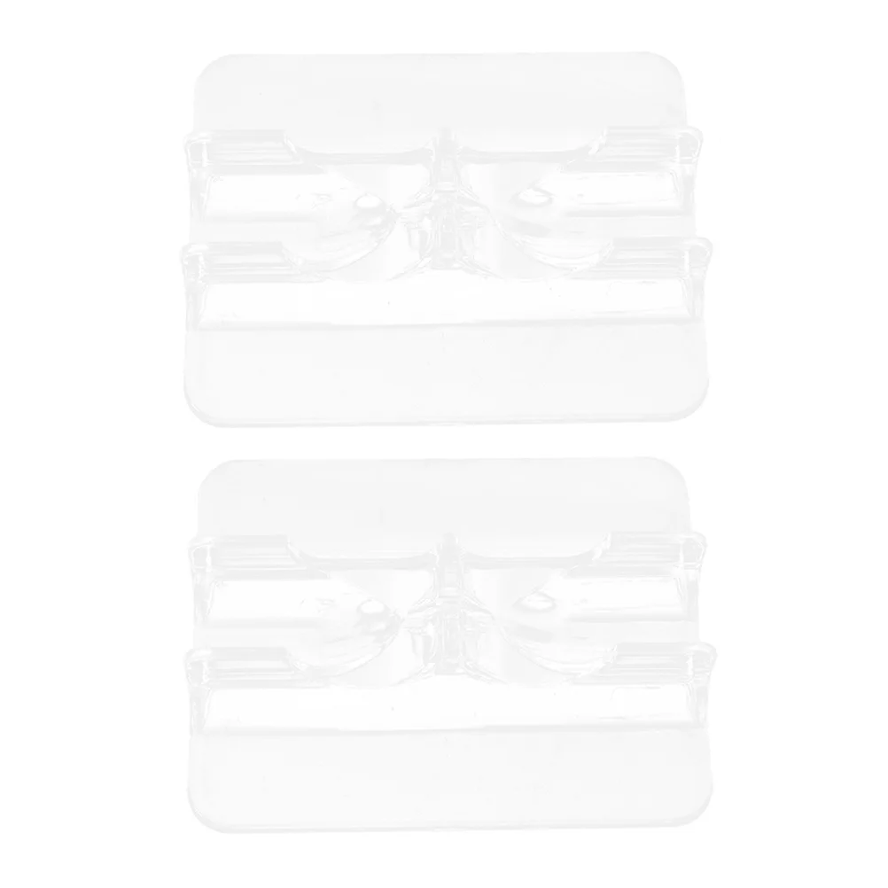 

1 Pair Transparent Display Holder Roller Skates Stand Ice Skates Rack Durable Pvc Storage Showcase For Retail Sports