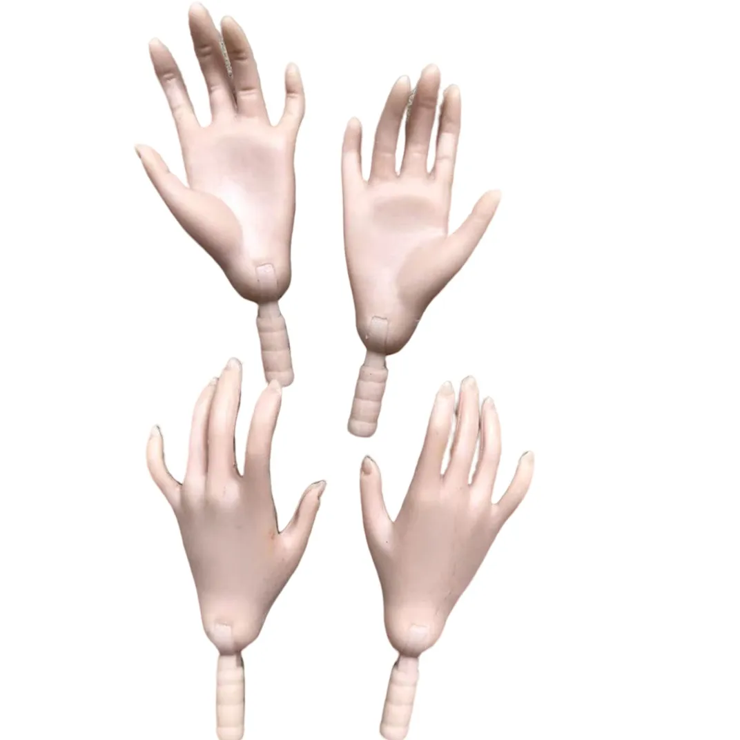 Original Monstering High Doll  Replacement Hands Elbows DIY Assembling Doll Accessories Clear Yellow Beige Brown Good Doll Parts