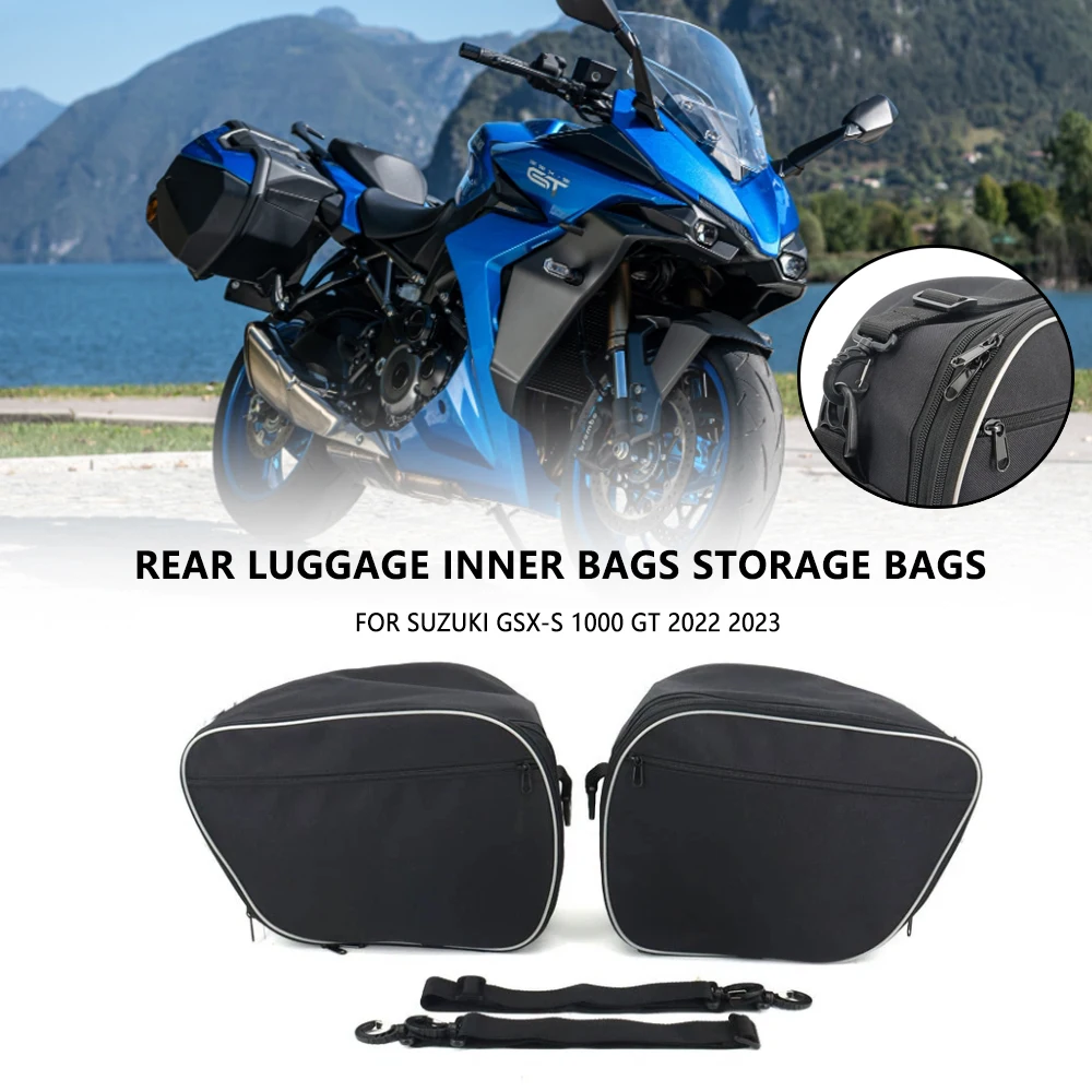 

New Motorcycle For Suzuki GSX-S1000GX 2024 A Pair Sidecase Saddlebags Luggage Inner Bags For Suzuki GSX-S 1000 GT 2022-2024
