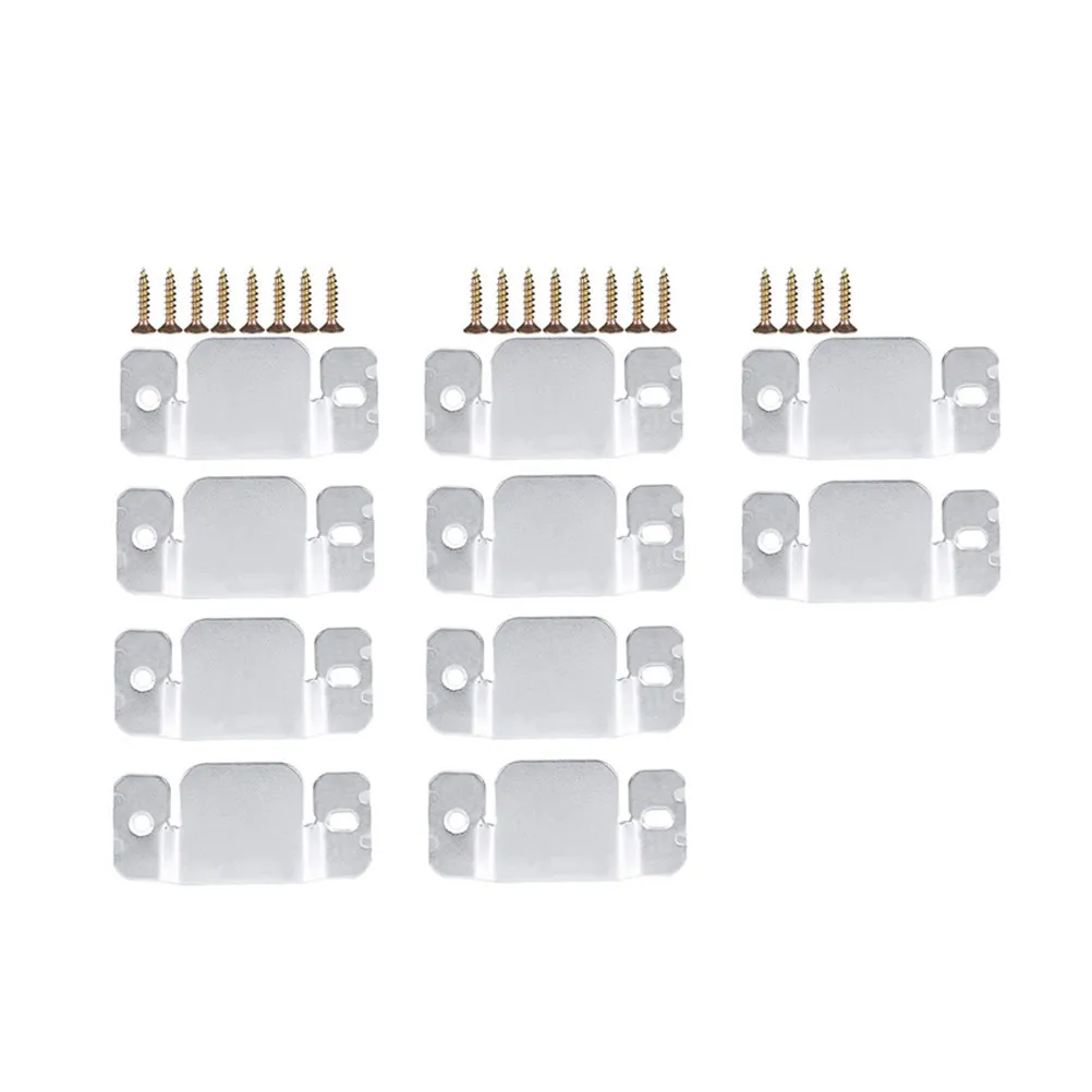 

10 шт. прочных железных соединительных кронштейнов для секционных диванов, мебели, кроватей, деревянных каркасов, металлические, долговечные