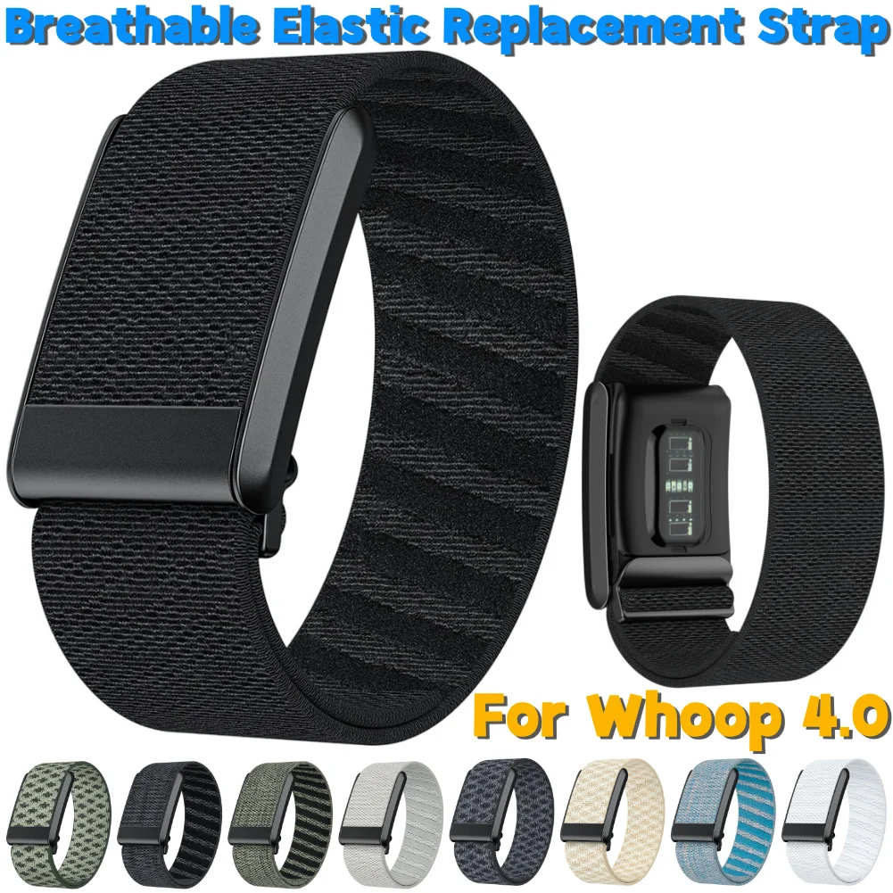 For Whoop 4.0 Loop Bands Nylon Fitness Band Breathable Portable Fitness Tracking Band Adjustable Sports Wristband for Whoop 4.0